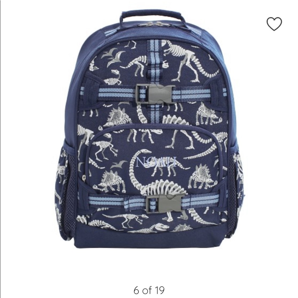 Pottery barn dinosaur backpack